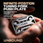 Yijue Boundless Infinite-Position Push-Card EDC Metal Fidget Toy, product image 1