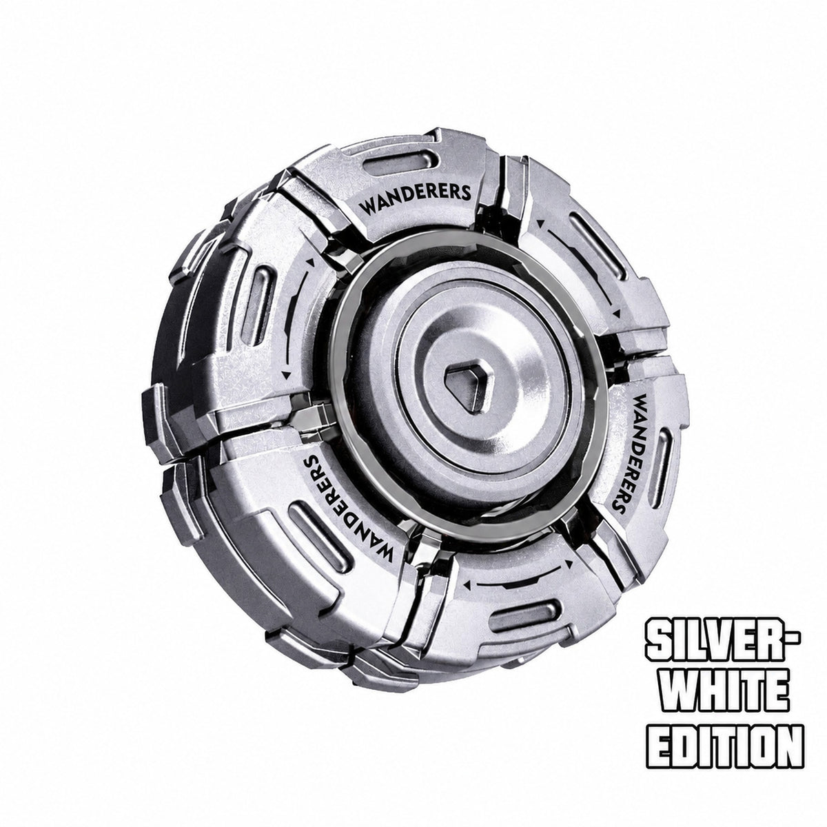 Wanderer Rotating Alloy Fidget Spinner with Gear Design, product image 6