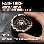 Metal D20 Desktop Decision Wheel EDC Fidget Spinner, product image 1