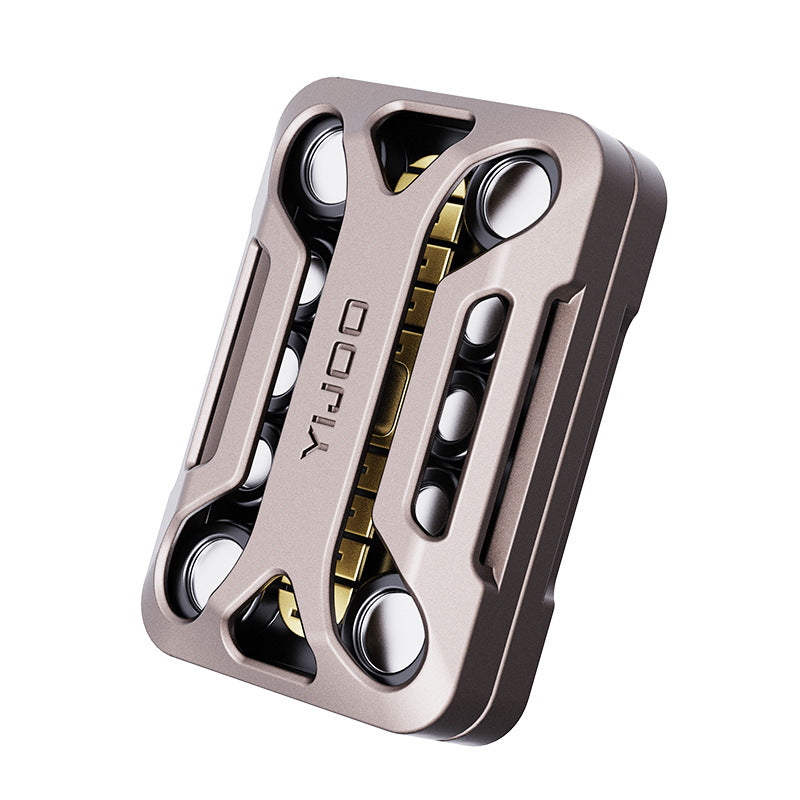 Yijue Boundless Infinite-Position Push-Card EDC Metal Fidget Toy, product image 5