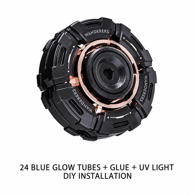 Wanderer Rotating Alloy Fidget Spinner with Gear Design, product image 10