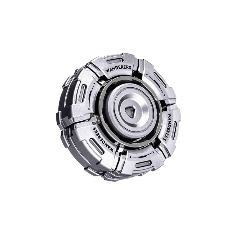 Wanderer Rotating Alloy Fidget Spinner with Gear Design, product image 5